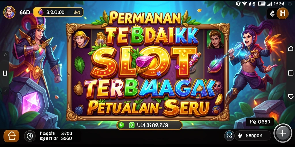 Tampilan gameplay menarik di 66D dengan berbagai mesin slot.