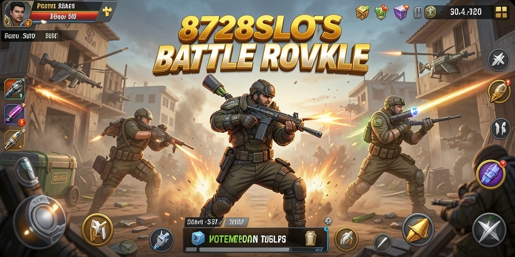 Tangkapan layar menunjukkan aksi seru dalam game Battle Royale.