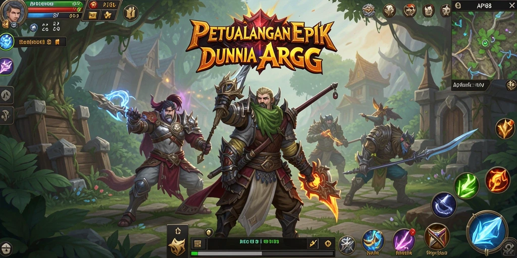 Tampilan visual menakjubkan dalam gameplay ARPG API88.