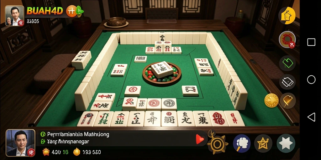 Gameplay BUAH4D yang menampilkan keasyikan permainan Mahjong.