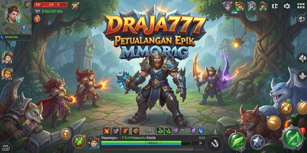 Gameplay seru dan interaksi sosial di dunia MMORPG.