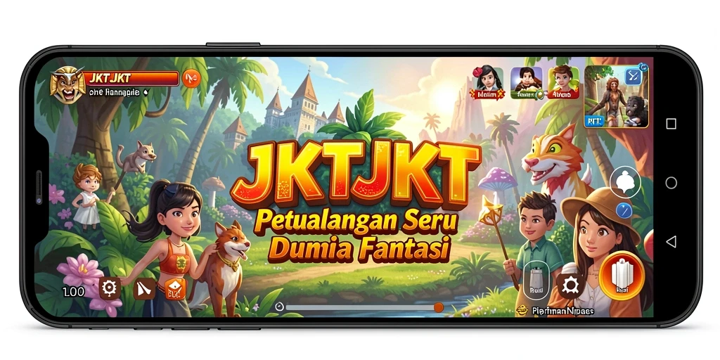 Tampilan gameplay seru JKTJKT dengan petualangan mendebarkan.