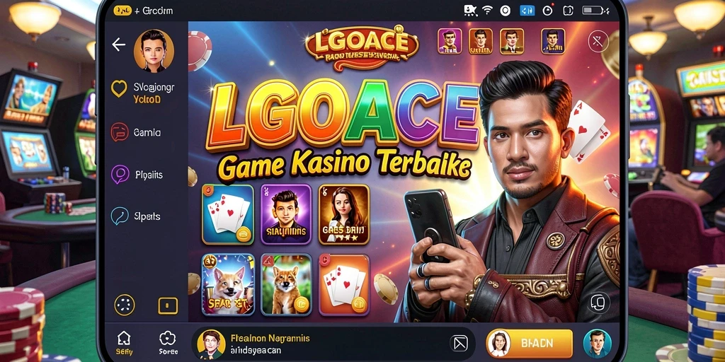 Tampilan gameplay yang menarik di aplikasi LGOACE Kasino.