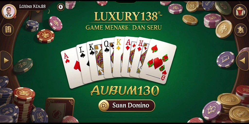 Tampilan gameplay menarik dari LUXURY138 dengan desain yang menawan.