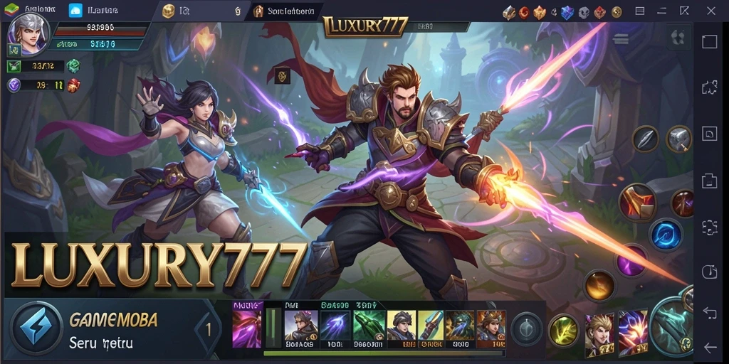 Gameplay seru dan mendebarkan di LUXURY777, penuhi tantangan tim.