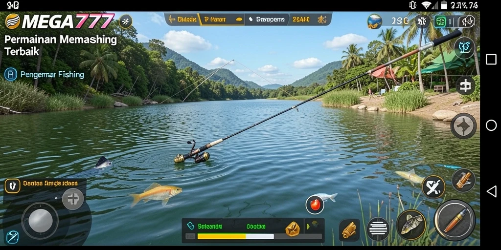 Tangkapan ikan yang spektakuler dalam gameplay MEGA777.