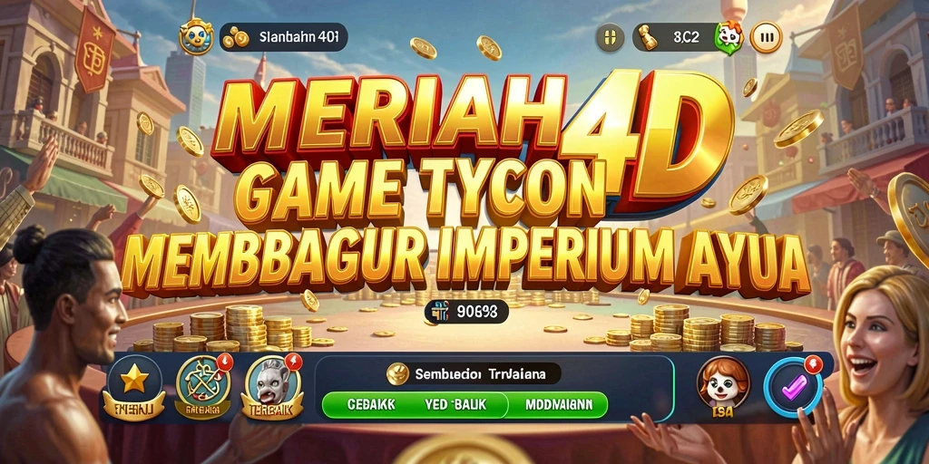 Screenshot utama MERIAH4D menampilkan mekanika permainan Tycoon yang menarik.