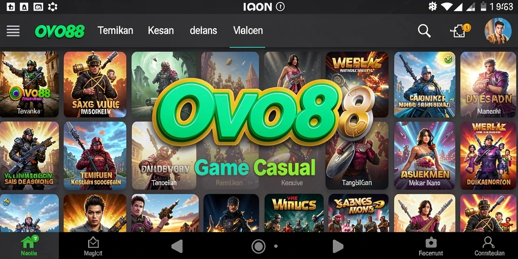 Screenshot gameplay OVO88 menampilkan keseruan permainan Casual.