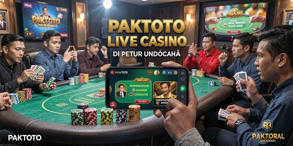 Tampilan gameplay PAKTOTO yang menarik dan interaktif di Live Casino.