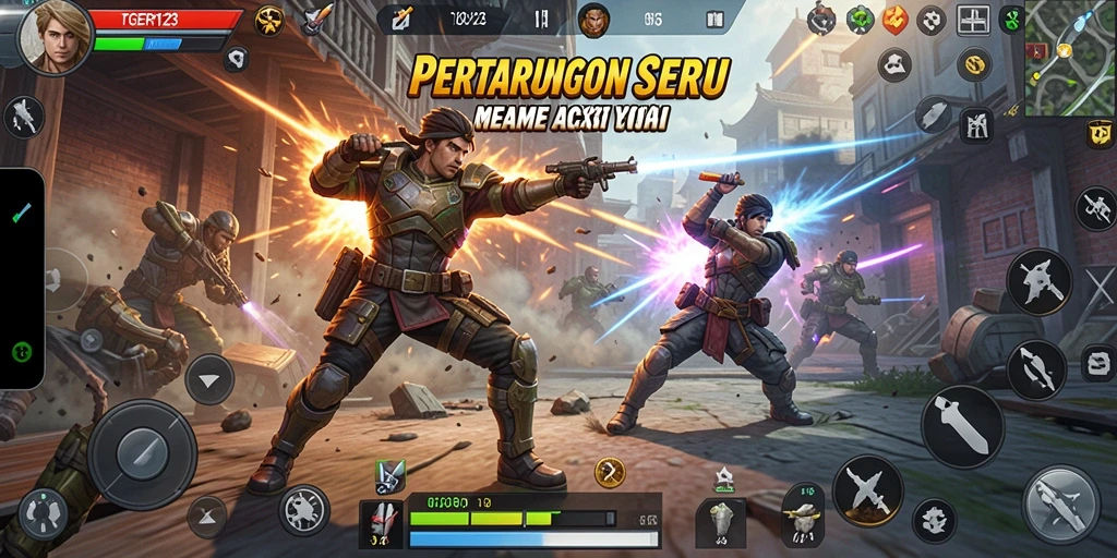 Gameplay mendebarkan di TGER123 dengan aksi dan strategi.