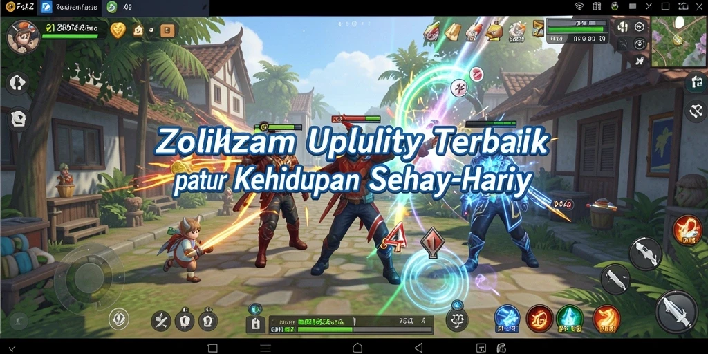 Tampilan antarmuka utama ZOFAZA yang ramah pengguna.